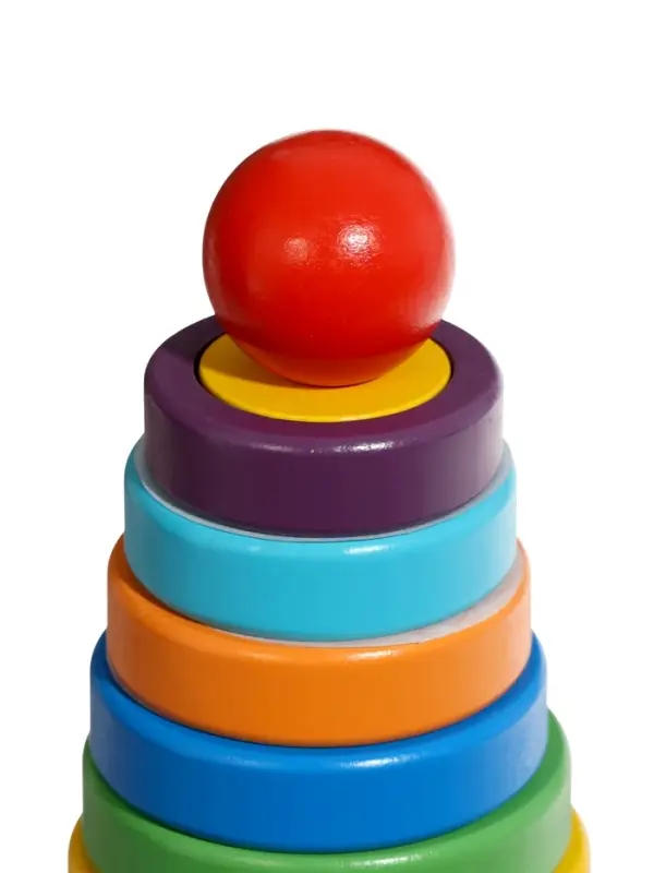 Пирамидка-сортер  детская развивающая