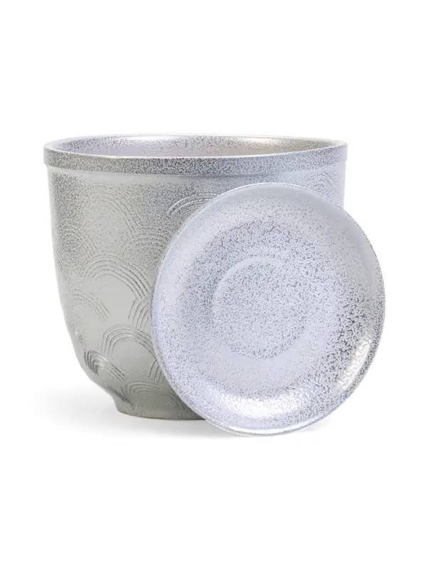 Горшок цветочный с поддоном 1,8 л, керамика  "Узор" (М)