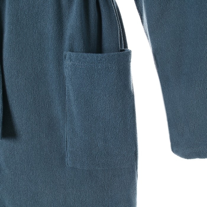 Халат махровый мужской Халат махровый мужской "Самый лучший" размер 56-58, морская волна