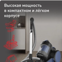 Пылесос для дома Cyclonic Power TW1931RH с контейнером