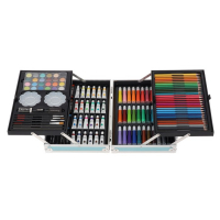 Набор для рисования складной, в чемоданчике, синий Набор для рисования складной, в чемоданчике, синий