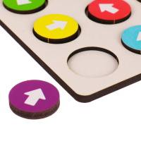 Развивающие игры из дерева «Стрелочки», повтори по образцу Развивающие игры из дерева «Стрелочки», повтори по образцу