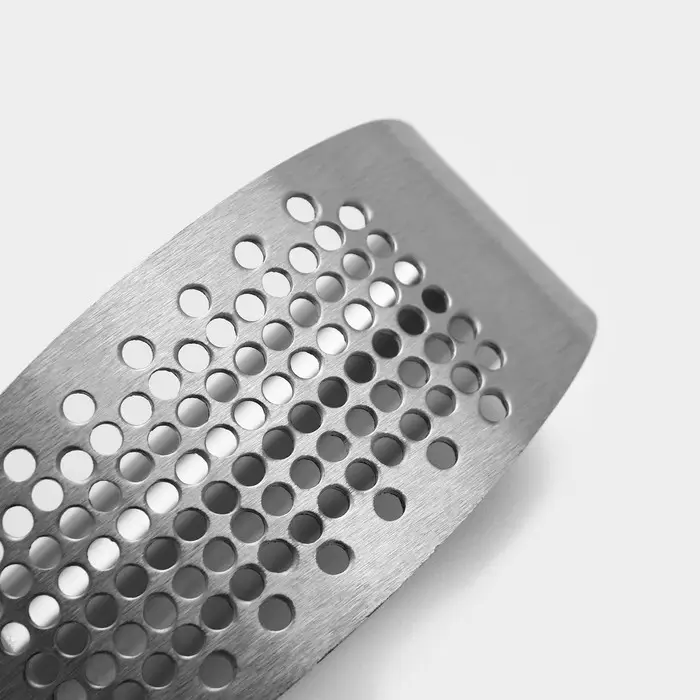 Пресс для чеснока Доляна Steel, 10&times;5 см, цвет серебряный