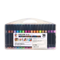 Набор маркеров акриловых 36 цветов в пластиковом пенале