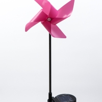 Штекер с подсветкой "Ветерок" розовый, 19х70см Штекер с подсветкой "Ветерок" розовый, 19х70см