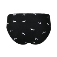 Трусы женские слипы, цвет чёрный, размер 48