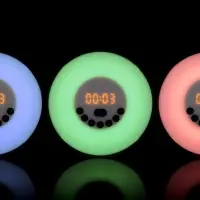 Лампа-колонка со световым будильником dreamTime, ver.2, черная