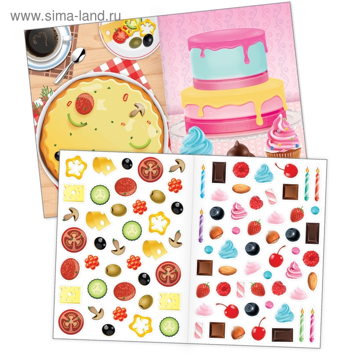 Наклейки многоразовые &laquo;Юный повар&raquo;, формат А4