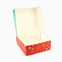 Подарочная коробка новогодняя складная «С новым годом», 25 х 25 х 10 см, Новый год Подарочная коробка новогодняя складная «С новым годом», 25 х 25 х 10 см, Новый год