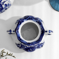 Сахарница &laquo;Анимон&raquo;, 7&times;7&times;14 см, гжель