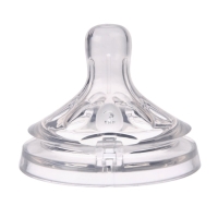 Соска на бутылочку, антиколиковая, от 3 мес., M&B Natural, широкое горло, средний поток, &Oslash;50 мм.