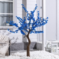 Светодиодное дерево «Сакура» 1.5 м, 540 LED, постоянное свечение, 220 В, свечение синее Светодиодное дерево «Сакура» 1.5 м, 540 LED, постоянное свечение, 220 В, свечение синее