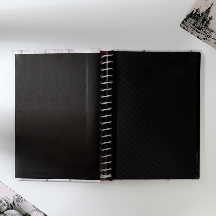 Фотоальбом &laquo;Наша семья&raquo;, 20 магнитных листов, цвет страниц чёрный