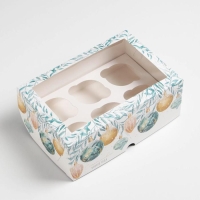 Коробка для капкейков &laquo;Счастливого Нового года!&raquo; 17 х 25 х 10см, Новый год