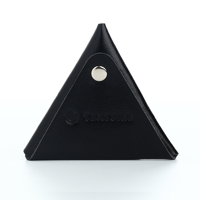 Монетница на кнопке TEXTURA, цвет чёрный Монетница на кнопке TEXTURA, цвет чёрный