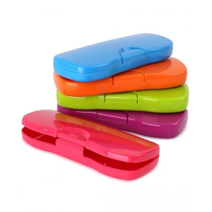 Пенал-футляр Стамм Intensive, 85 х 204 х 25 мм, пластиковый, европодвес, микс Пенал-футляр Стамм Intensive, 85 х 204 х 25 мм, пластиковый, европодвес, микс