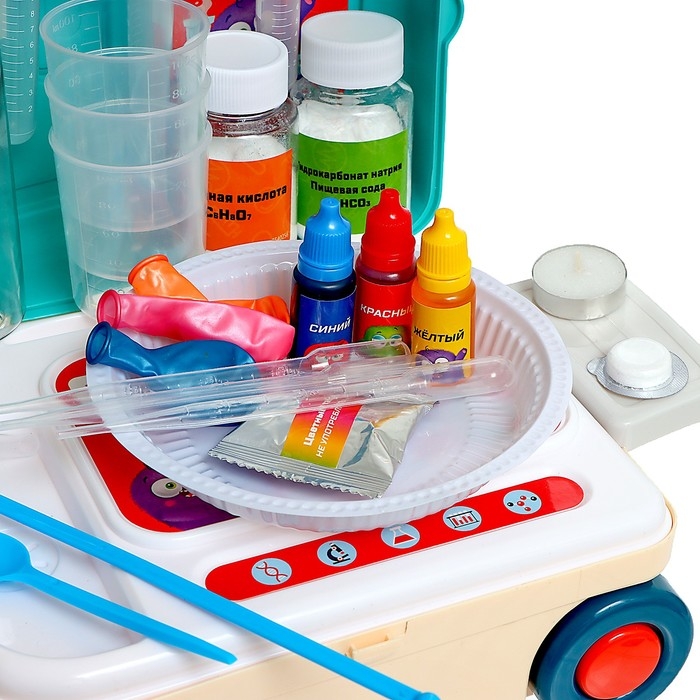 Набор для опытов &laquo;Моя первая лаборатория. Новый год&raquo;, стол 3 в 1, 60 опытов