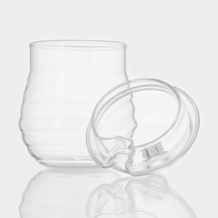 Баночка стеклянная для мёда и варенья Magistro &laquo;Винни&raquo;, 300 мл, 8&times;14 см