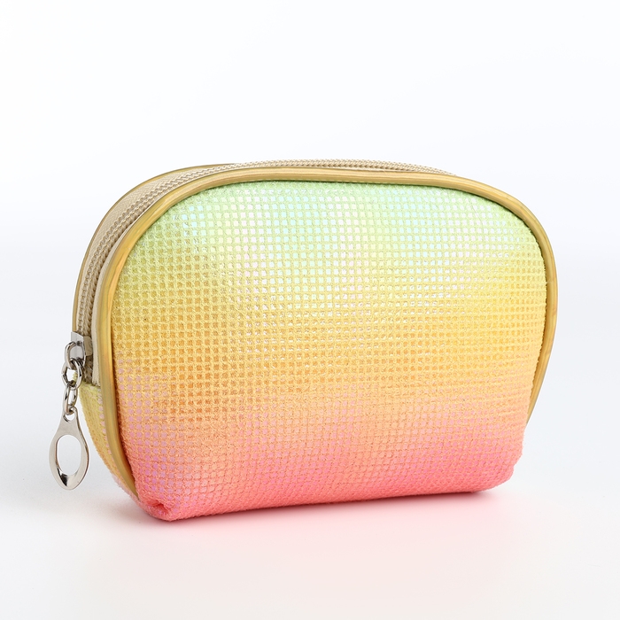 Набор косметичек 3 в 1 на молнии, цвет коралловый Набор косметичек 3 в 1 на молнии, цвет коралловый