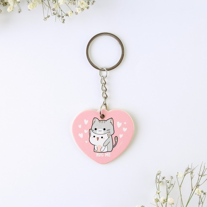 Брелок для ключей, значок, сувенир &laquo;Кусь - это по любви&raquo;, набор, 8,3 х 12 см.
