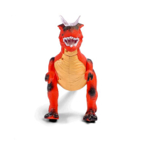 Динозавр радиоуправляемый &laquo;T-Rex&raquo;, световые и звуковые эффекты, работает от батареек, цвет красный