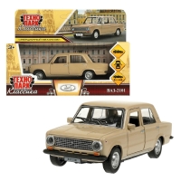 Машинка металлическая &laquo;ВАЗ-2101&raquo;, ретро - модель &laquo;Копейка&raquo;, открываются двери, багажник, инерция, 12 см, бежевый