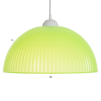 Люстра BayerLux Подвес BayerLuxная "Волна" E27 40Вт салатовый 40х40х18(+60)см