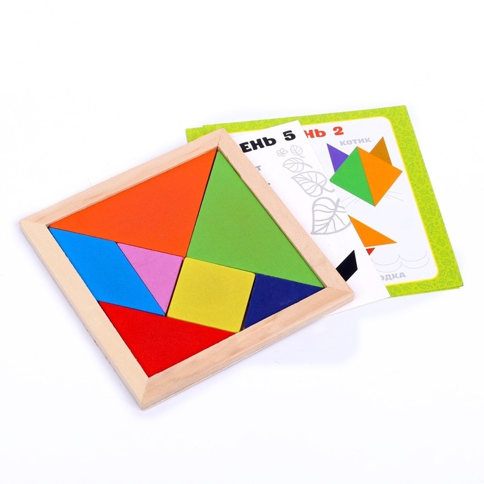 Головоломка &laquo;Танграм&raquo;, буквы и цифры