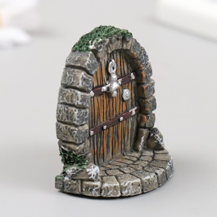 Фигурка для флорариума полистоун Фигурка для флорариума полистоун "Арочные садовые ворота" 5,5х3х5,5 см