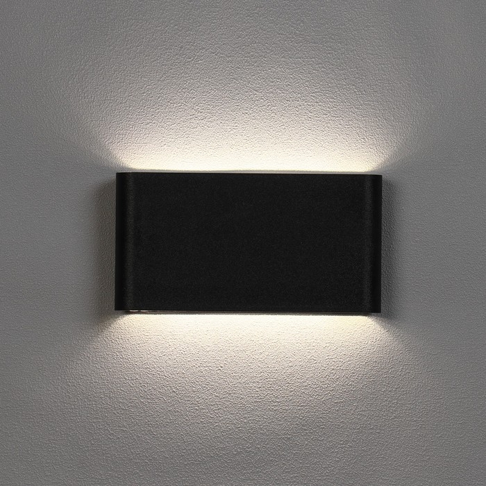 Светильник фасадный &laquo;Гловер&raquo;, FSD-030, 10 Вт, 4000К, IP65, 220 В, пластик, черный