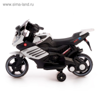 Электромобиль «Спортбайк», цвет белый Электромобиль «Спортбайк», цвет белый