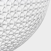 Салфетки сервировочные на стол Доляна &laquo;Сфера&raquo;, d=35,5 см, 4 шт, цвет серебро