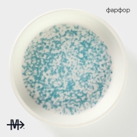 Соусник фарфоровый Magistro &laquo;Лунный океан&raquo;, d=10,2 см, цвет белый