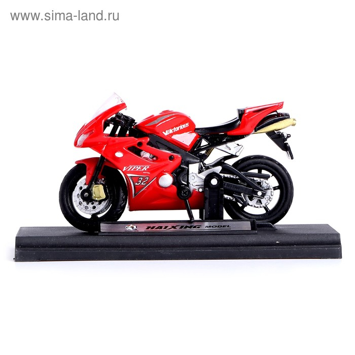 Мотоцикл металлический &laquo;Супер байк&raquo;, масштаб 1:16, МИКС