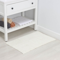 Коврик для дома LaDо́m, букли, плотность 1000 г, 50&times;80 см, цвет белый