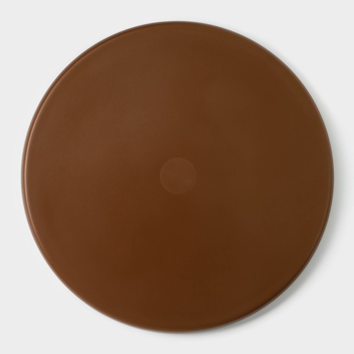 Блюдо &laquo;Натурэль&raquo;, d=28 см, цвет коричневый