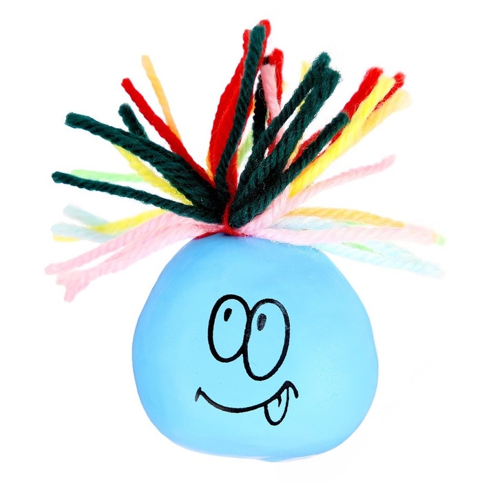 Антистресс сквиш мялка капитошка &laquo;Давай играть!&raquo;, с мукой, цвета МИКС, в шоубоксе