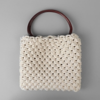 Ручки для сумки, 2 шт, бамбук, 17 &times; 13/15,5 &times; 11,5 см, цвет тёмно-коричневый