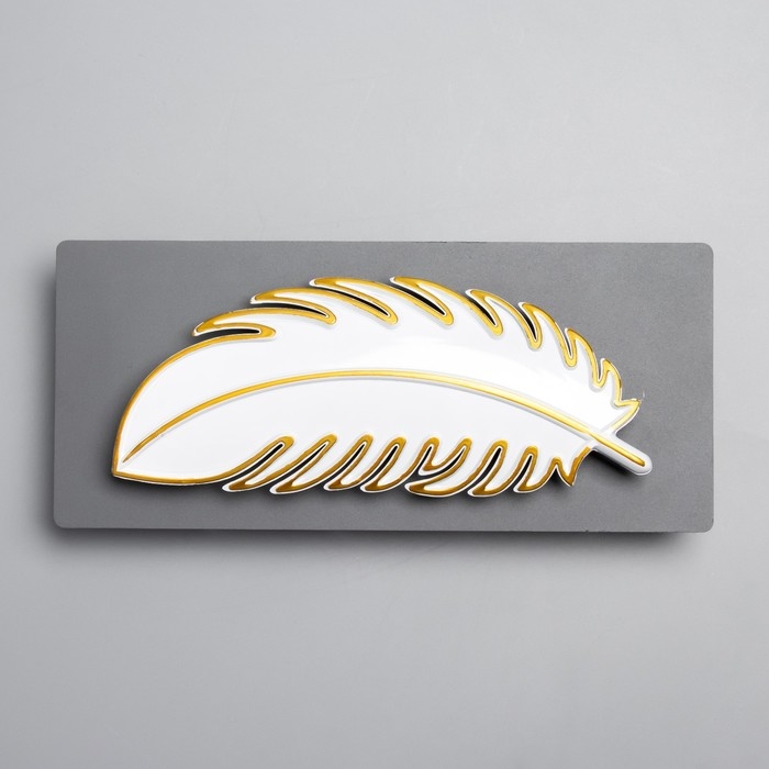 Бра "Перышко" LED 17Вт 3000К белый 30х13х5см