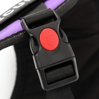 Шлейка К9 мягкая светоотражающая, размер S, ОГ 45-55 см, вес 5-12,5 кг, фиолетовая Шлейка К9 мягкая светоотражающая, размер S, ОГ 45-55 см, вес 5-12,5 кг, фиолетовая