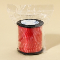 Лента для декора и подарков «Снежинки», красная, 0.5 см × 200м Лента для декора и подарков «Снежинки», красная, 0.5 см × 200м