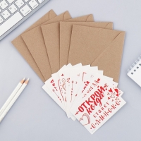 Конверты с наклейками, набор &laquo;Открой, когда...&raquo;, (Красные приколы), 10шт., 16 х 11,5 см.