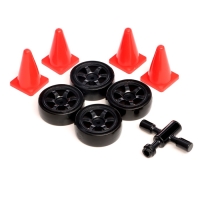 Машинка на пульте управления &laquo;Легенда Дрифта&raquo;, радиоуправление, полный привод, 40 км/ч, 2 комплекта колёс, 1:16, цвет чёрный