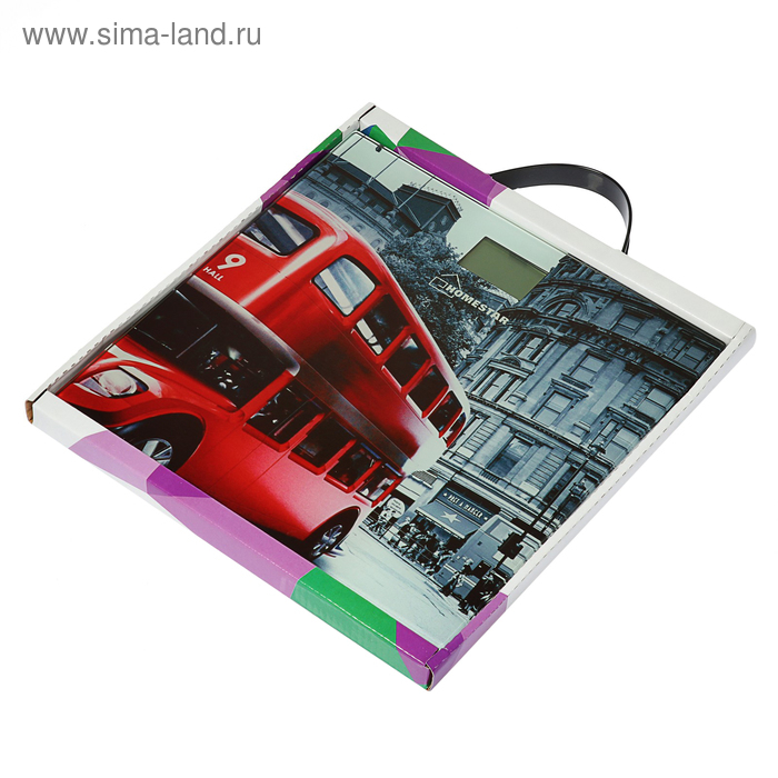 Весы напольные HOMESTAR HS-6001F, электронные, до 180 кг, 1хCR2032, стекло, Весы напольные HOMESTAR HS-6001F, электронные, до 180 кг, 1хCR2032, стекло, "Лондон"