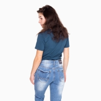 Джинсы женские, цвет голубой, размер 44-46 (29)