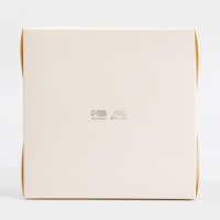 Коробка для капкейка &laquo;Бело-золотой &raquo;, 16 х 16 х 10 см, Новый год