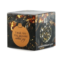 Новогодний шар ёлочный &laquo;Волшебных моментов&raquo;, на Новый год, d=8 см.