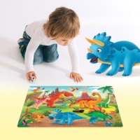 Мега-пазл &laquo;Мир динозавров&raquo;, 24 детали