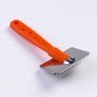 Пуходерка "Лапки" малая с каплями, 6 х 12 см, оранжевая Пуходерка "Лапки" малая с каплями, 6 х 12 см, оранжевая