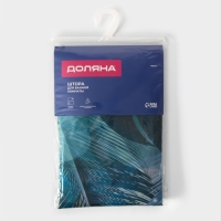 Штора для ванны Доляна &laquo;Перья&raquo;, с люверсами, 180&times;180 см, полиэстер